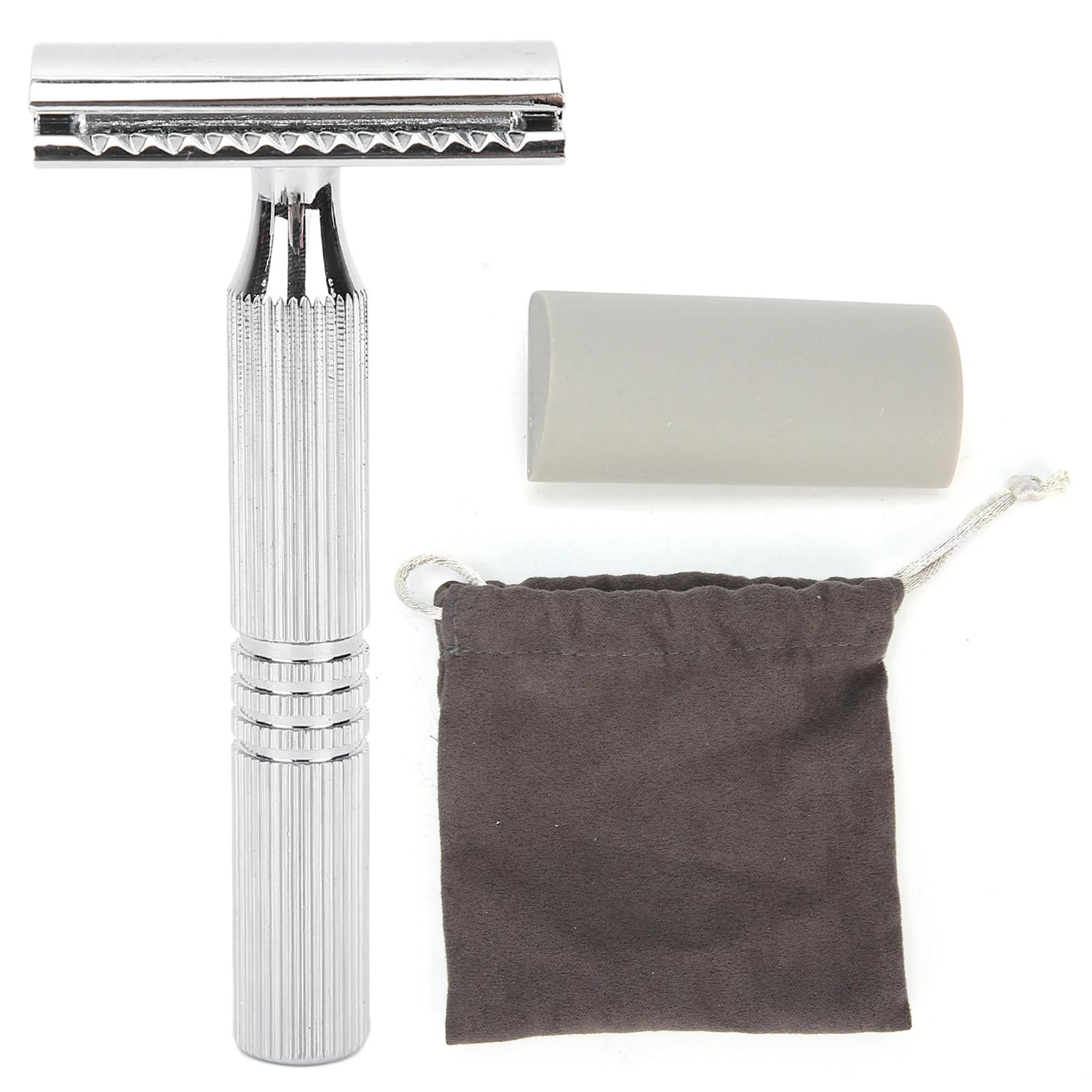 Professional Men Alloy Safety Razor Home Travel Portable Shaver Without Blade (Silver)
Professional Men Alloy Safety Razor Home Travel Portable Shaver Without Blade (Silver)