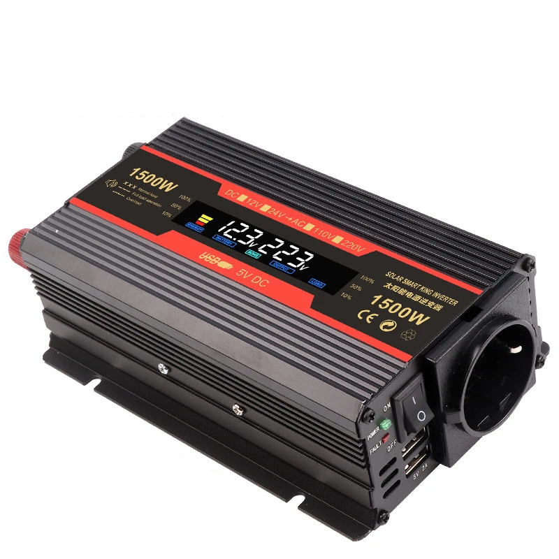 Pure Sine Wave Inverter 12V To 220V 2000W 2600W DC To AC Voltage Converter 12 220 Mini-car Power Supply
Pure Sine Wave Inverter 12V To 220V 2000W 2600W DC To AC Voltage Converter 12 220 Mini-car Power Supply