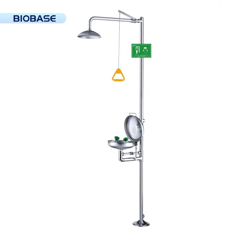 Biobase China Combination Emergency Shower Eye Washer SEW-C2 with stainless steel shower eye for sale 
Biobase China Combination Emergency Shower Eye Washer SEW-C2 with stainless steel shower eye for sale