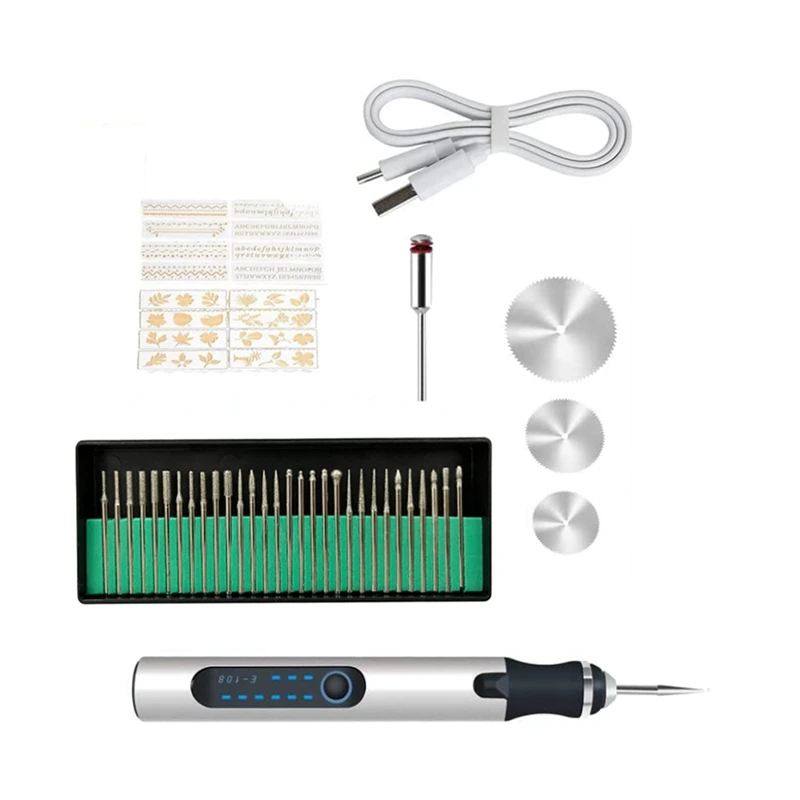 Electric Engraving Pen, Multifunctional Engraving Tool Set, Portable Wireless Engraving Tool, Etching Pen
Electric Engraving Pen, Multifunctional Engraving Tool Set, Portable Wireless Engraving Tool, Etching Pen