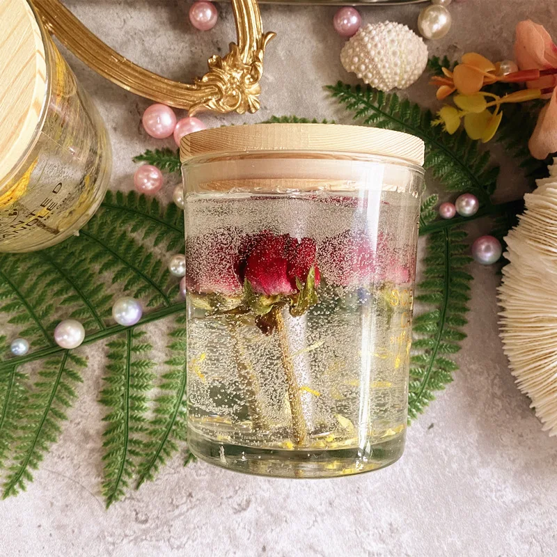 Decorative Dried Flower Candle Decor Glass Cup with Box Souvenir Scented Aromatic Candles Home Decoration Romantic Candle Gift
Decorative Dried Flower Candle Decor Glass Cup with Box Souvenir Scented Aromatic Candles Home Decoration Romantic Candle Gift