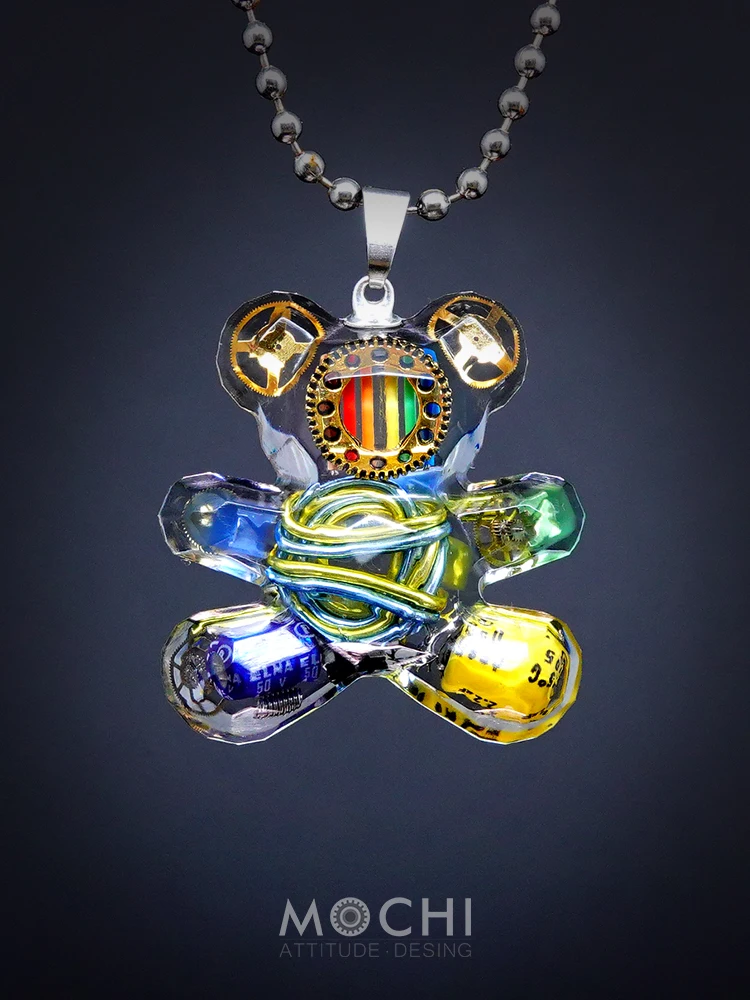 Bear Creative Unique Original Design Gifts for Men and Women Steampunk Electronic Pendant Necklace Sweater Chain
Bear Creative Unique Original Design Gifts for Men and Women Steampunk Electronic Pendant Necklace Sweater Chain