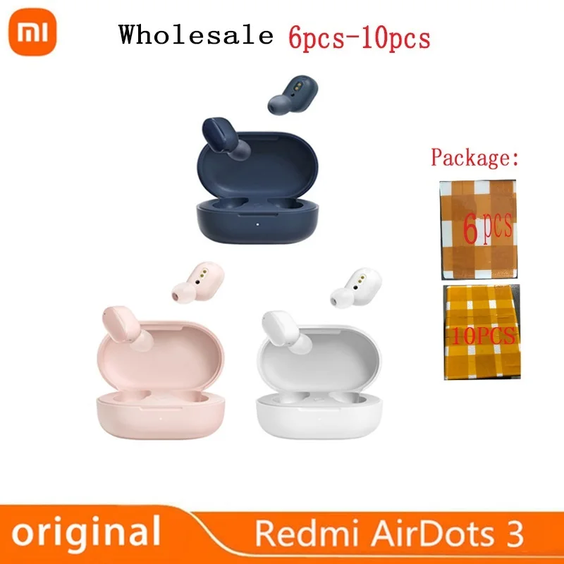 

Беспроводные наушники Xiaomi Redmi AirDots 3, настоящие беспроводные Bluetooth наушники AptX, адаптивный стерео сабвуфер, качество звука на CD-уровне