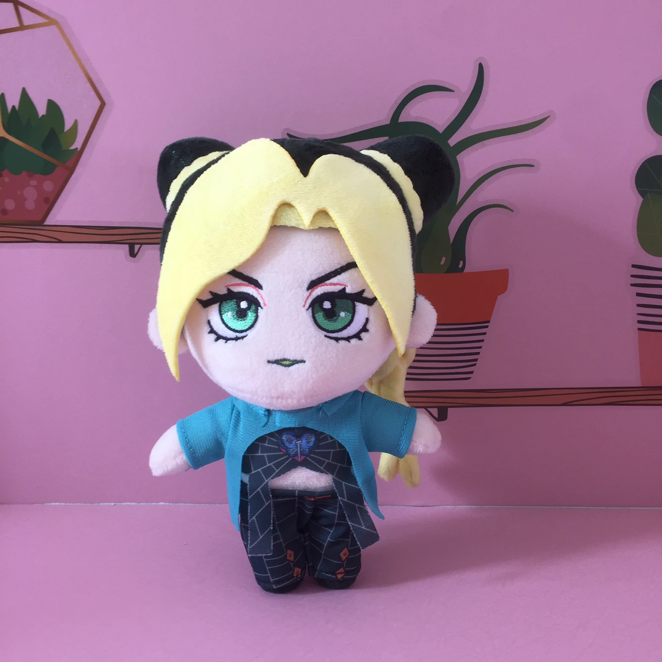 Плюшевая кукла аниме Jolyne Cujoh, игрушка 20 см, невероятные приключения Джоджо, камень, океан, милая мягкая набивная подушка, подарок для детей
Плюшевая кукла аниме Jolyne Cujoh, игрушка 20 см, невероятные приключения Джоджо, камень, океан, милая мягкая набивная подушка, подарок для детей