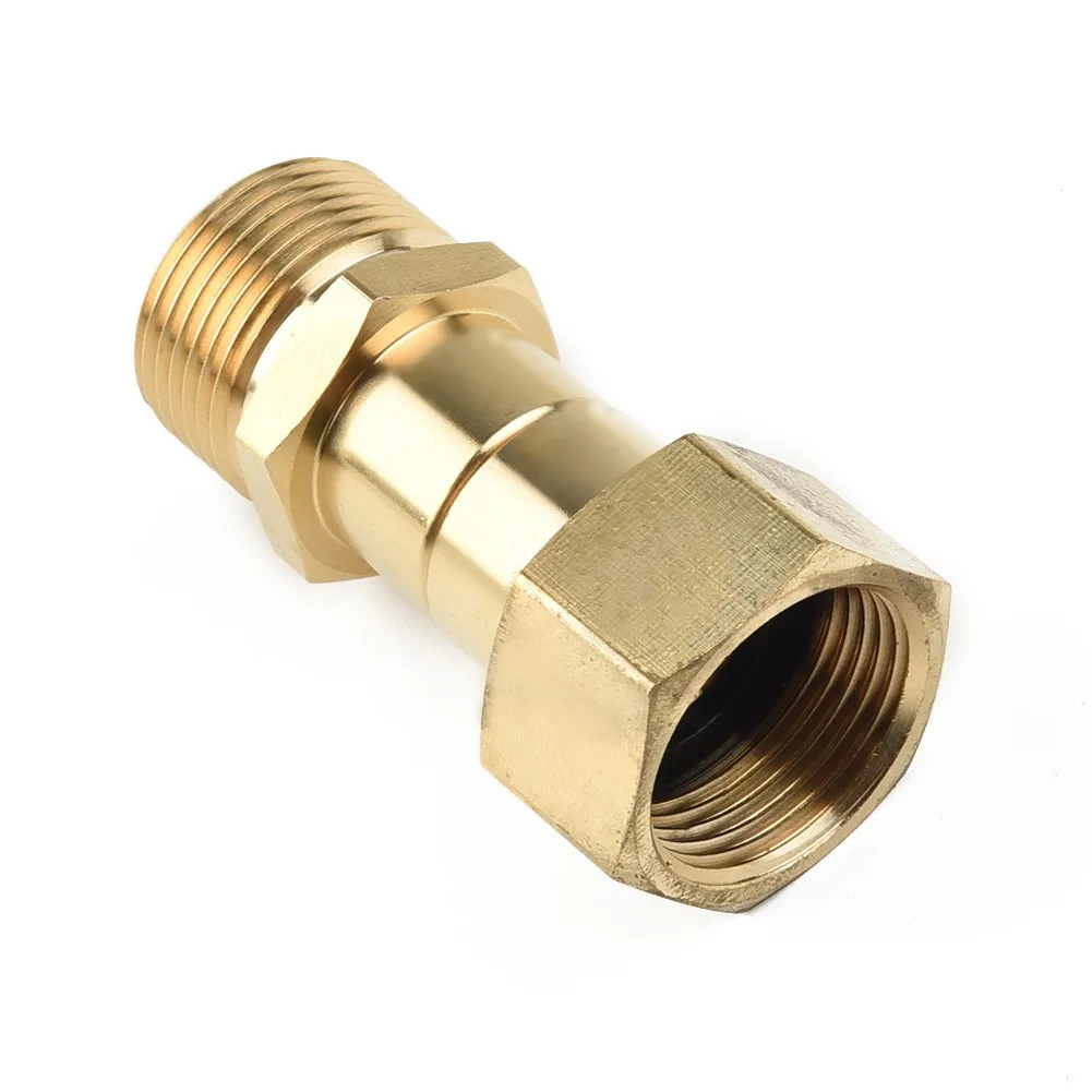 M22 14mm Thread Pressure Washer Swivel Joint Connector Hose Fitting Anti-winding Joints For Garden High Pressure Cleaners
M22 14mm Thread Pressure Washer Swivel Joint Connector Hose Fitting Anti-winding Joints For Garden High Pressure Cleaners