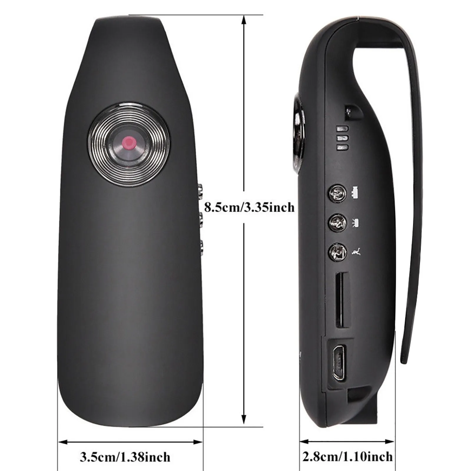 Мини-камера Full Hd 1080p портативная полицейская видеокамера камера для тела