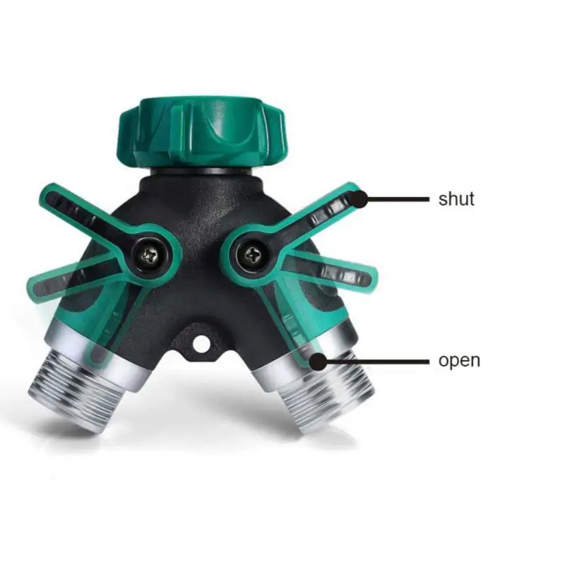 Garden Irrigation Y-shaped Water Splitter Thread 2-Way Water Valve Watering System Water Controller Switch Garden Tool Joint
Garden Irrigation Y-shaped Water Splitter Thread 2-Way Water Valve Watering System Water Controller Switch Garden Tool Joint