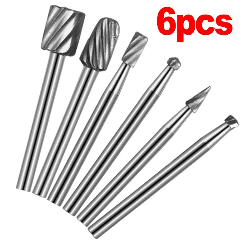 Rough tooth high-speed steel carbide rotary file Woodworking tools DIY root carving Grinding head Carving milling cutter
Rough tooth high-speed steel carbide rotary file Woodworking tools DIY root carving Grinding head Carving milling cutter