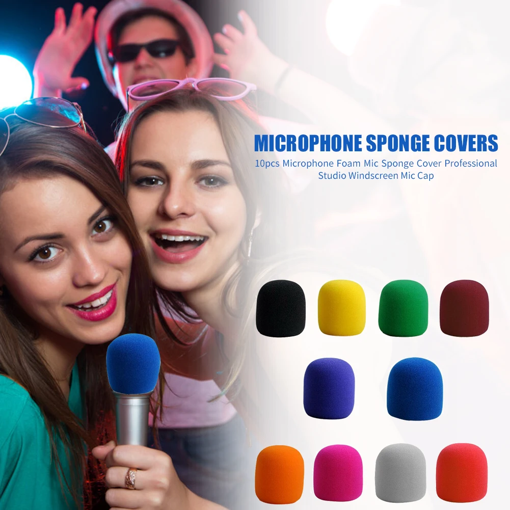 10x Mic Foam Microphone Sponge Covers Professional Studio Windscreen Shield Handheld Microphone DJ Windproof Mic Sleeve
10x Mic Foam Microphone Sponge Covers Professional Studio Windscreen Shield Handheld Microphone DJ Windproof Mic Sleeve