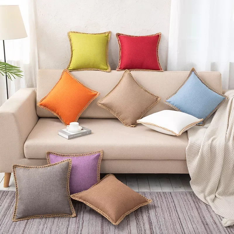 Flax Square Pillow Case Throw Waist Cushion Cover Edging Bed Sofa Pad Pillow Cover Lover Couple Gift Home Decoration 45x45cm
Flax Square Pillow Case Throw Waist Cushion Cover Edging Bed Sofa Pad Pillow Cover Lover Couple Gift Home Decoration 45x45cm
