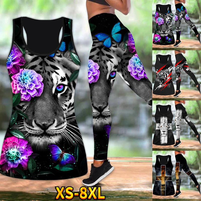 Womens Flower Tiger 3D All Over Printed Combo Tank Legging Yoga Pants and Hollow Tank Womens Sport Vest Tank Top Suit XS-8XL
Womens Flower Tiger 3D All Over Printed Combo Tank Legging Yoga Pants and Hollow Tank Womens Sport Vest Tank Top Suit XS-8XL