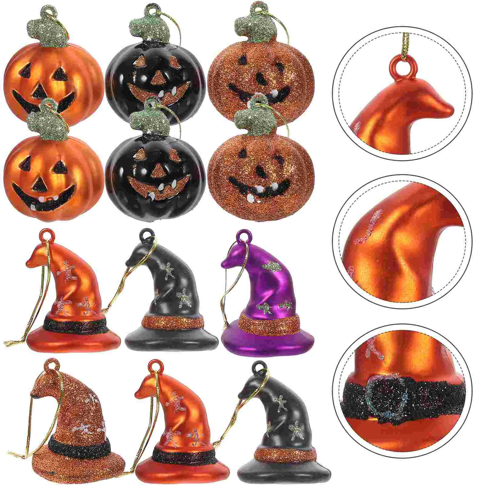 27pcs Halloween Hanging Ornaments Halloween Tree Pendants Pumpkin Witch Hat Ornament
27pcs Halloween Hanging Ornaments Halloween Tree Pendants Pumpkin Witch Hat Ornament