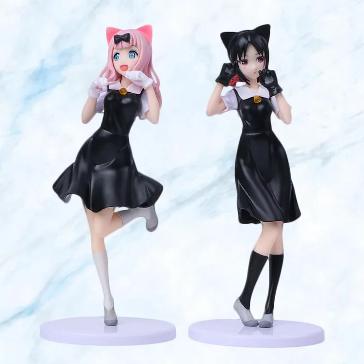 22CM Japan Anime Figure Love Is War Figure Shinomiya Kaguya Fujiwara Chika Cute Cat Ear Standing Beautiful Model Toys PVC Static
22CM Japan Anime Figure Love Is War Figure Shinomiya Kaguya Fujiwara Chika Cute Cat Ear Standing Beautiful Model Toys PVC Static