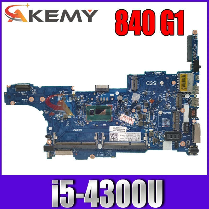 Материнская плата для ноутбука HP ELITEBOOK 840 G1 840-G1 I5-4300U CPU 6050A2560201-MB-A03, материнская плата 802517-001 802517-501 802517-601
Материнская плата для ноутбука HP ELITEBOOK 840 G1 840-G1 I5-4300U CPU 6050A2560201-MB-A03, материнская плата 802517-001 802517-501 802517-601