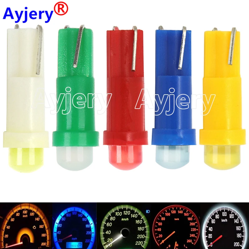 AYJERY 20 шт./лот W1.2W разъем T5 LED 12V автомобильный боковой клин приборной панели датчик приборной панели лампочка для приборной панели красный зеленый белый желтый
AYJERY 20 шт./лот W1.2W разъем T5 LED 12V автомобильный боковой клин приборной панели датчик приборной панели лампочка для приборной панели красный зеленый белый желтый