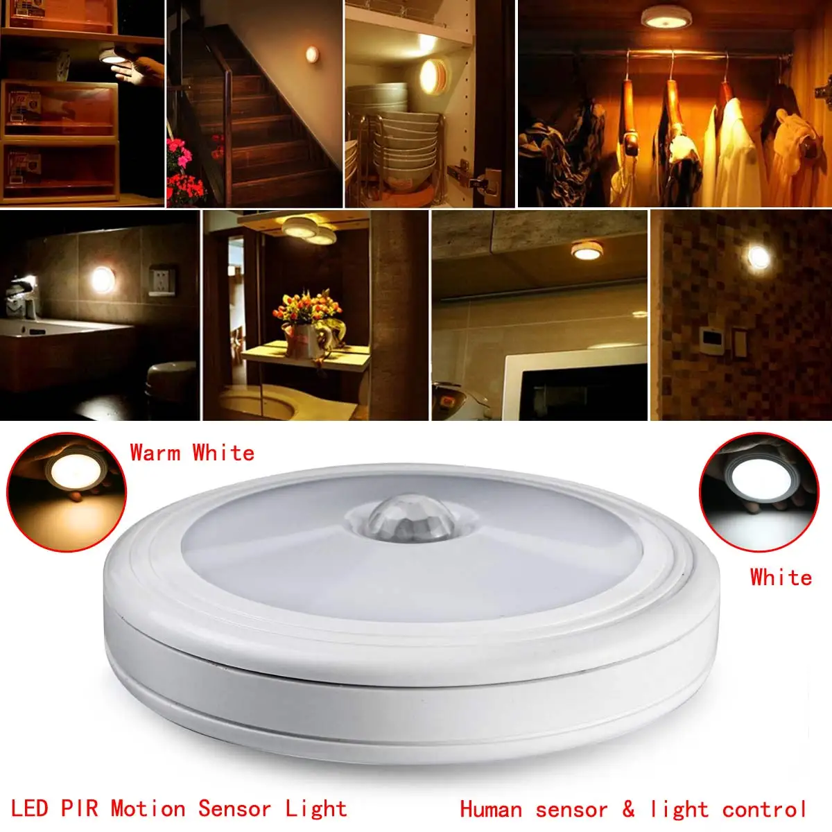 Battery LED Night Light Motion Sensor Night Lamp For Closet Cabinet Drawer Cupboard Kitchen Night Light Lamp Battery Power
Battery LED Night Light Motion Sensor Night Lamp For Closet Cabinet Drawer Cupboard Kitchen Night Light Lamp Battery Power