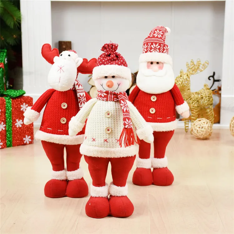 Christmas Plush Toys Snowman Santa Claus Reindeer Xmas Doll Christmas Decoration Navidad Plush Doll Ornaments for Home
Christmas Plush Toys Snowman Santa Claus Reindeer Xmas Doll Christmas Decoration Navidad Plush Doll Ornaments for Home