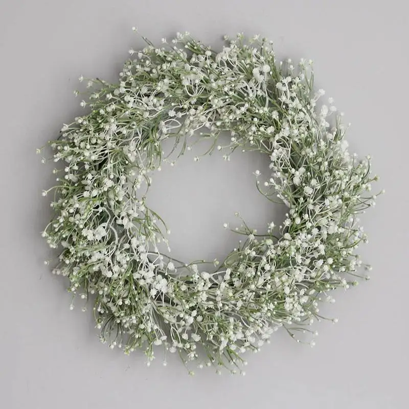 Artificial Wreath Base Wreath Gypsophila Flower Farmhouse Garland Plants Front Door Wall Hanging For Wedding Home Decoratio P1C6
Artificial Wreath Base Wreath Gypsophila Flower Farmhouse Garland Plants Front Door Wall Hanging For Wedding Home Decoratio P1C6