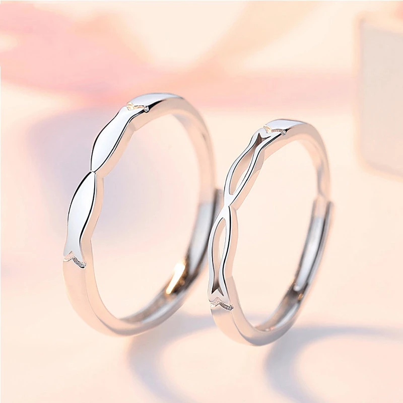 Pure 925 Sterling Silver Ring Simple Fish Adjustable Couple Rings For Lovers Women Men Wedding Fine Jewelry Accessories Gifts
Pure 925 Sterling Silver Ring Simple Fish Adjustable Couple Rings For Lovers Women Men Wedding Fine Jewelry Accessories Gifts