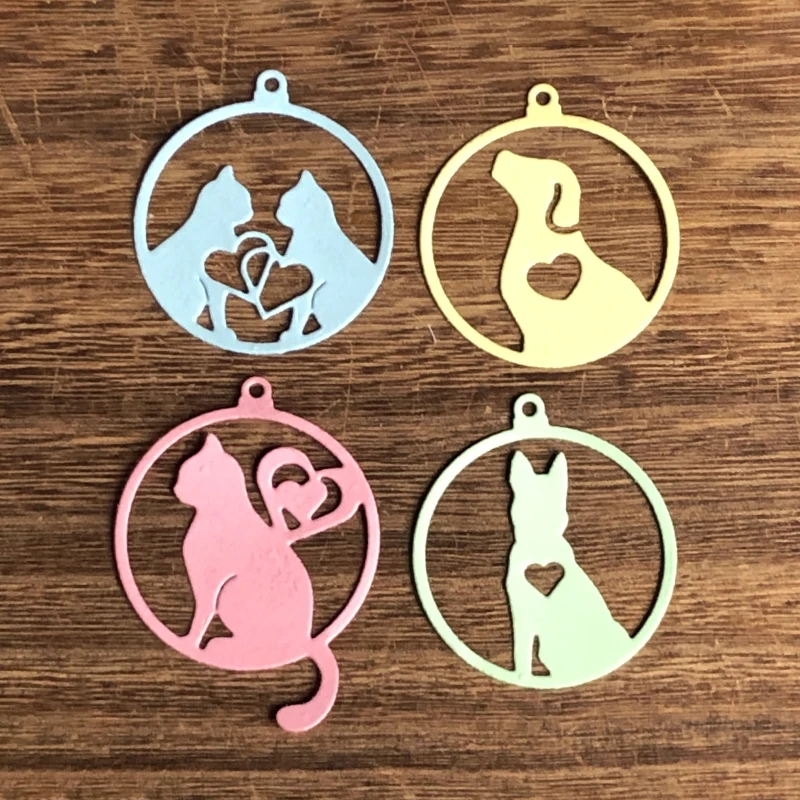 4PCS Cat Tag Set Metal Cutting Dies Stencil for Scrapbooking Making Paper Album Card Craft Embossing Animal Die Cuts
4PCS Cat Tag Set Metal Cutting Dies Stencil for Scrapbooking Making Paper Album Card Craft Embossing Animal Die Cuts