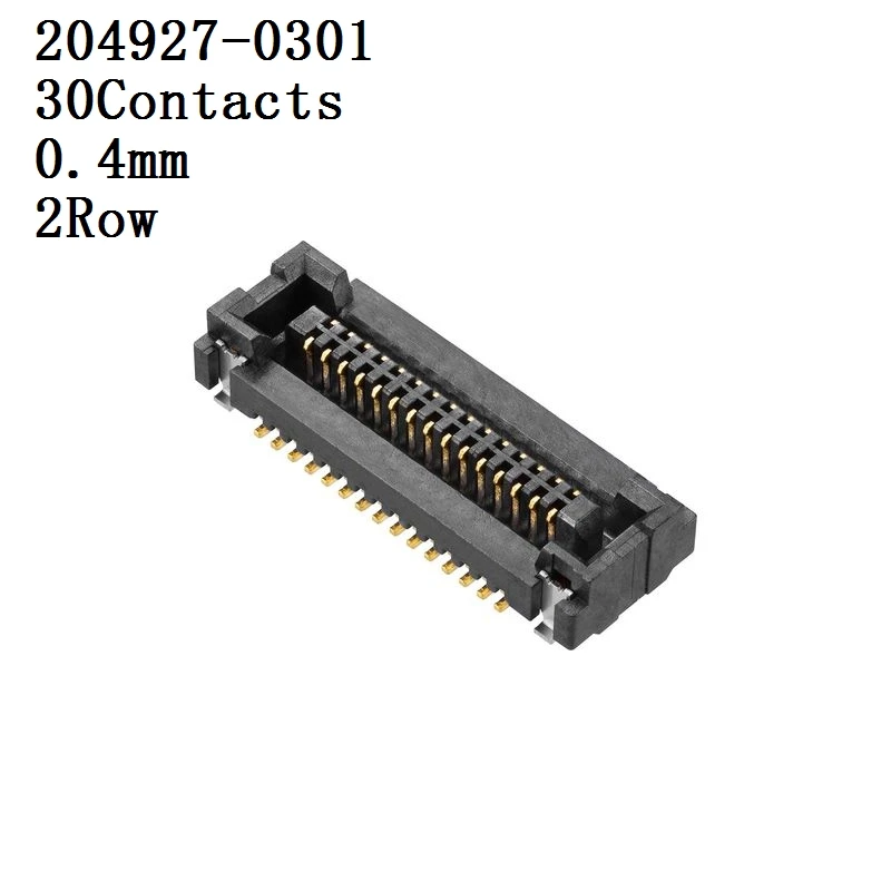 Разъем MOLEX 204927-0301,0401, штыревой разъем, 0,4 мм, 2 ряда, 30-контактный разъем 2 unids/lote
Разъем MOLEX 204927-0301,0401, штыревой разъем, 0,4 мм, 2 ряда, 30-контактный разъем 2 unids/lote