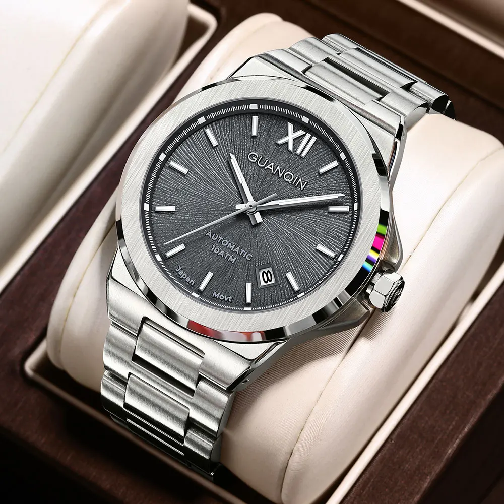 2022 New GUANQIN Luxury Fashion Brand Sapphire Mirror Automatic Watch Mechanical Watch Men's Watch 100M Waterproof Chronograph
2022 New GUANQIN Luxury Fashion Brand Sapphire Mirror Automatic Watch Mechanical Watch Men's Watch 100M Waterproof Chronograph