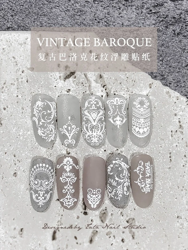 Tomoni Sticker Embossed 5D Nail Art Stickers Japanese Adhesive Bohemia White Lace Flower 5D Soft Reliefs Nail Decoration Decals
Tomoni Sticker Embossed 5D Nail Art Stickers Japanese Adhesive Bohemia White Lace Flower 5D Soft Reliefs Nail Decoration Decals