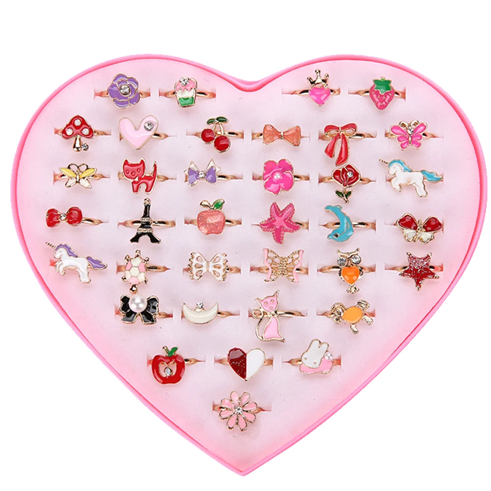 Cartoon Rings Alloy Colorful Lovely Adjustable Party Jewelry Gifts Party Favors Toys for Children Kids Girls Finger Rings
Cartoon Rings Alloy Colorful Lovely Adjustable Party Jewelry Gifts Party Favors Toys for Children Kids Girls Finger Rings