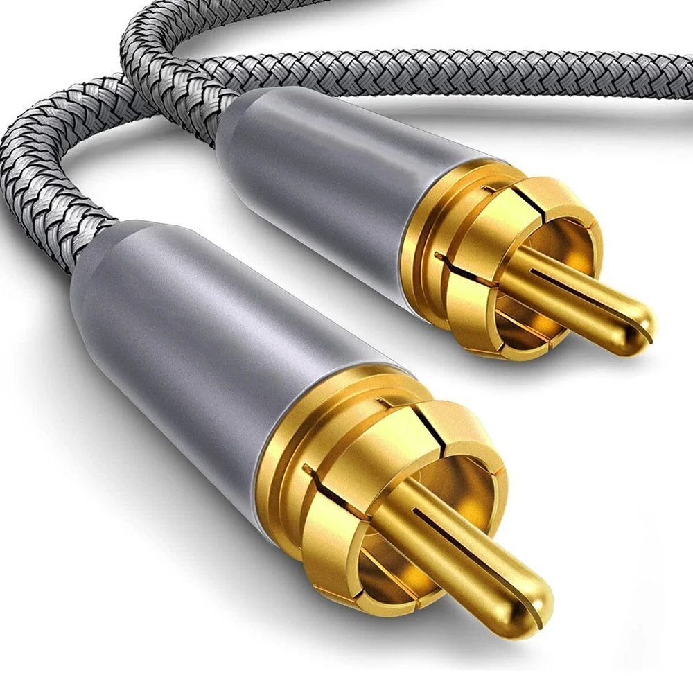 Digital RCA To RCA Male Coaxial Coax Audio Cable TV Subwoofer Cord Gold Plated High-fidelity Coaxial Coax Audio Cable 1m to 15m
Digital RCA To RCA Male Coaxial Coax Audio Cable TV Subwoofer Cord Gold Plated High-fidelity Coaxial Coax Audio Cable 1m to 15m