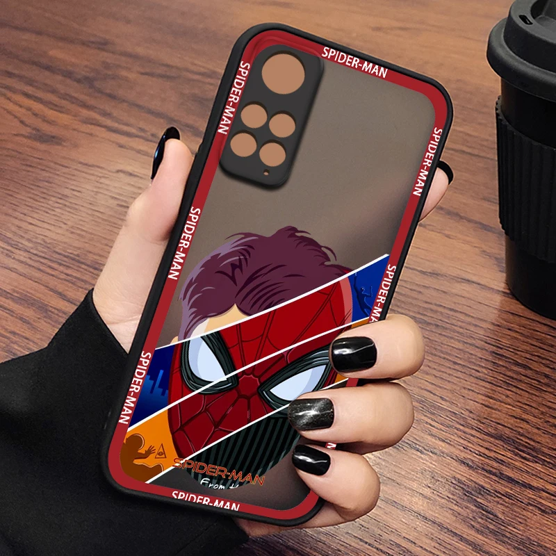 Marvel SpiderMan Hulk hero Phone Case For Xiaomi 12 11 T Pro S Redmi Note 12 11 10 9 8 Pro S T 5G Frosted Translucent
Marvel SpiderMan Hulk hero Phone Case For Xiaomi 12 11 T Pro S Redmi Note 12 11 10 9 8 Pro S T 5G Frosted Translucent