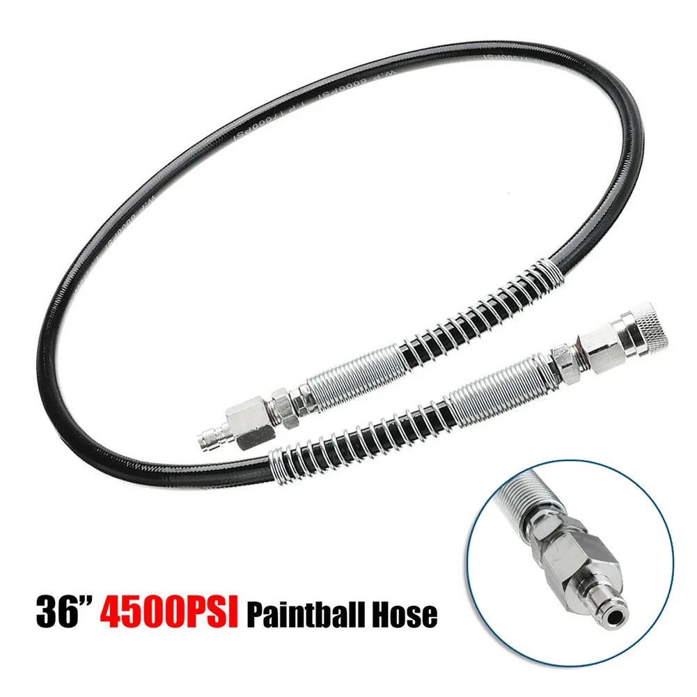4500PSI Paintball Hose 36 Inches Plastic Paintball Line Hose For HPA SCUBA PCP Tank Fill 1/8" External Thread Braided Hose
4500PSI Paintball Hose 36 Inches Plastic Paintball Line Hose For HPA SCUBA PCP Tank Fill 1/8" External Thread Braided Hose