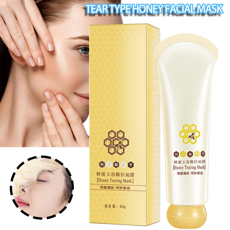 Honey Tearing Peel Mask Facial Oil Control Blackhead Dead Skin Remover Clean Pore Dirt Replenish Skin Moisture 60g Beauty Health
Honey Tearing Peel Mask Facial Oil Control Blackhead Dead Skin Remover Clean Pore Dirt Replenish Skin Moisture 60g Beauty Health