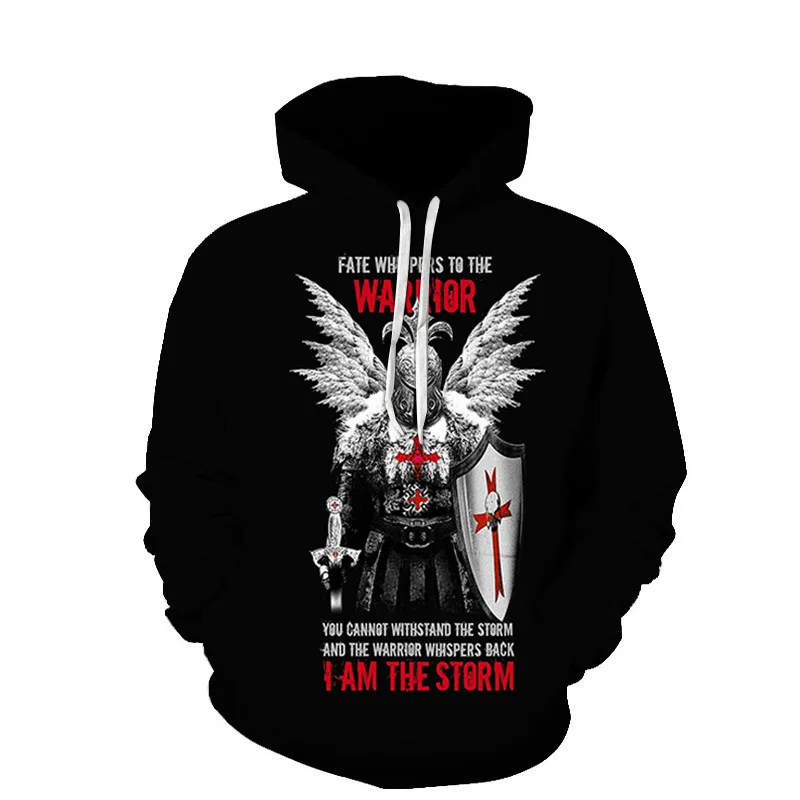 Vintage Men Printed Hoodies 3D Crusader Black Hoodie Spring Autumn Oversized Long Sleeve Clothes Personality Commute Coat Tops
Vintage Men Printed Hoodies 3D Crusader Black Hoodie Spring Autumn Oversized Long Sleeve Clothes Personality Commute Coat Tops