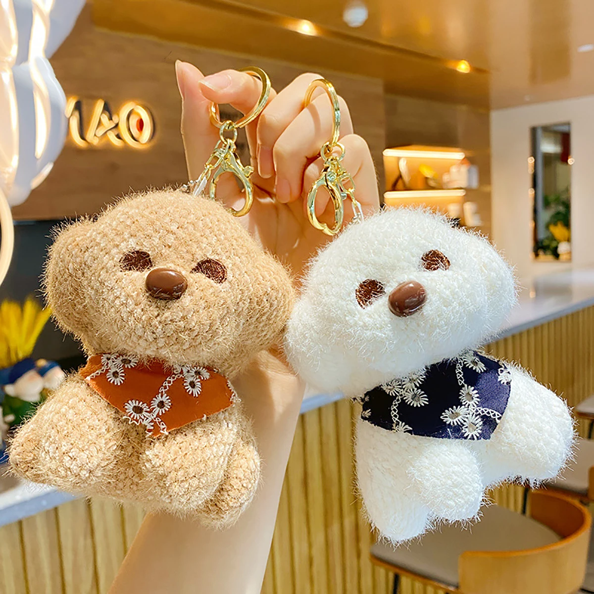 Cartoon Plush Rich Dog Keychain Female Cute Trendy Dog Doll Keychain Couple Car Key Backpack Schoolbag Pendant Gift Wholesale
Cartoon Plush Rich Dog Keychain Female Cute Trendy Dog Doll Keychain Couple Car Key Backpack Schoolbag Pendant Gift Wholesale
