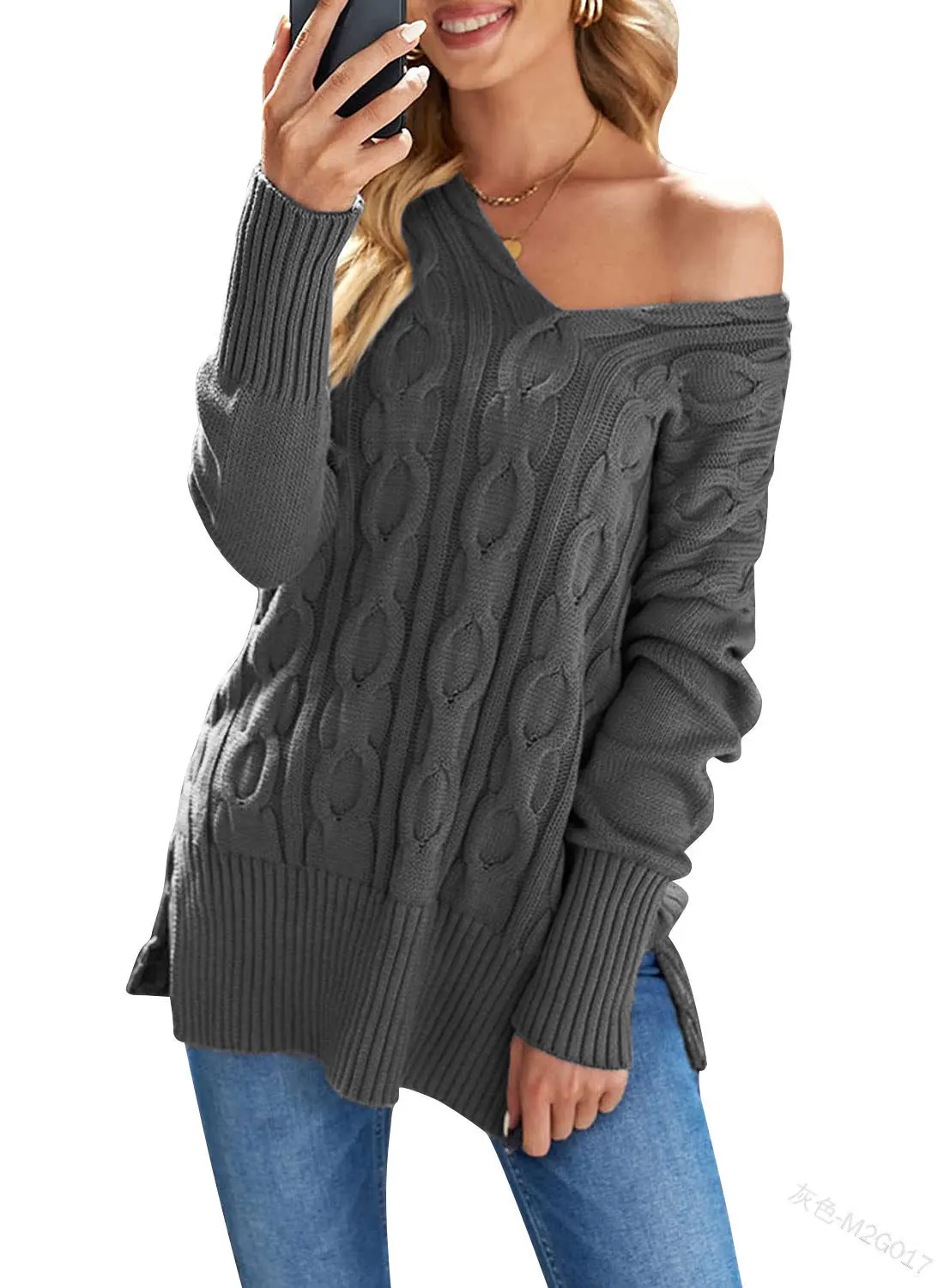 V-neck Kintted Sweater Women Crochet Y2k Top Long Sleeve Pullovers Spring Autumn Winter Casual Jumper Streetwear Sueter Mujer
V-neck Kintted Sweater Women Crochet Y2k Top Long Sleeve Pullovers Spring Autumn Winter Casual Jumper Streetwear Sueter Mujer