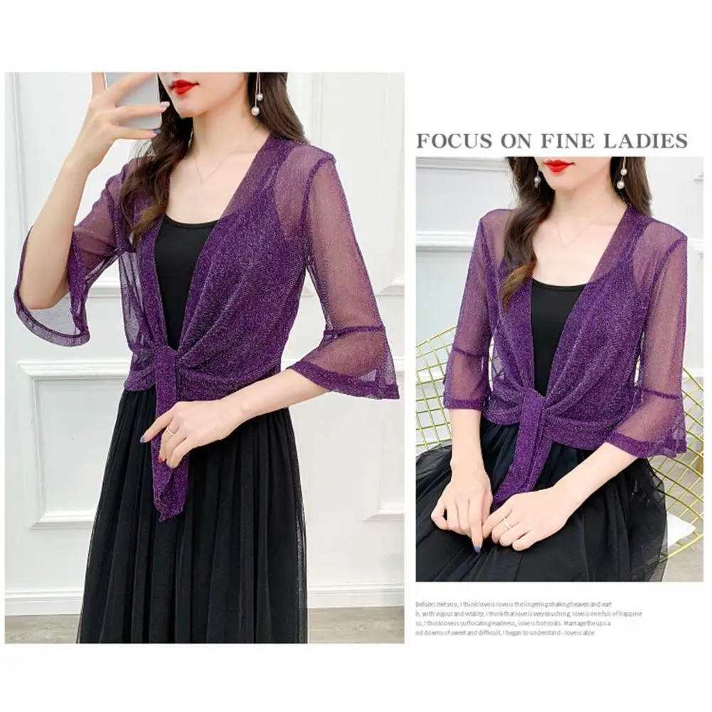 Beautiful Breathable Solid Color Elastic Lady Summer Cardigan Women Garment Women Summer Shawl Women Summer Blouse
Beautiful Breathable Solid Color Elastic Lady Summer Cardigan Women Garment Women Summer Shawl Women Summer Blouse