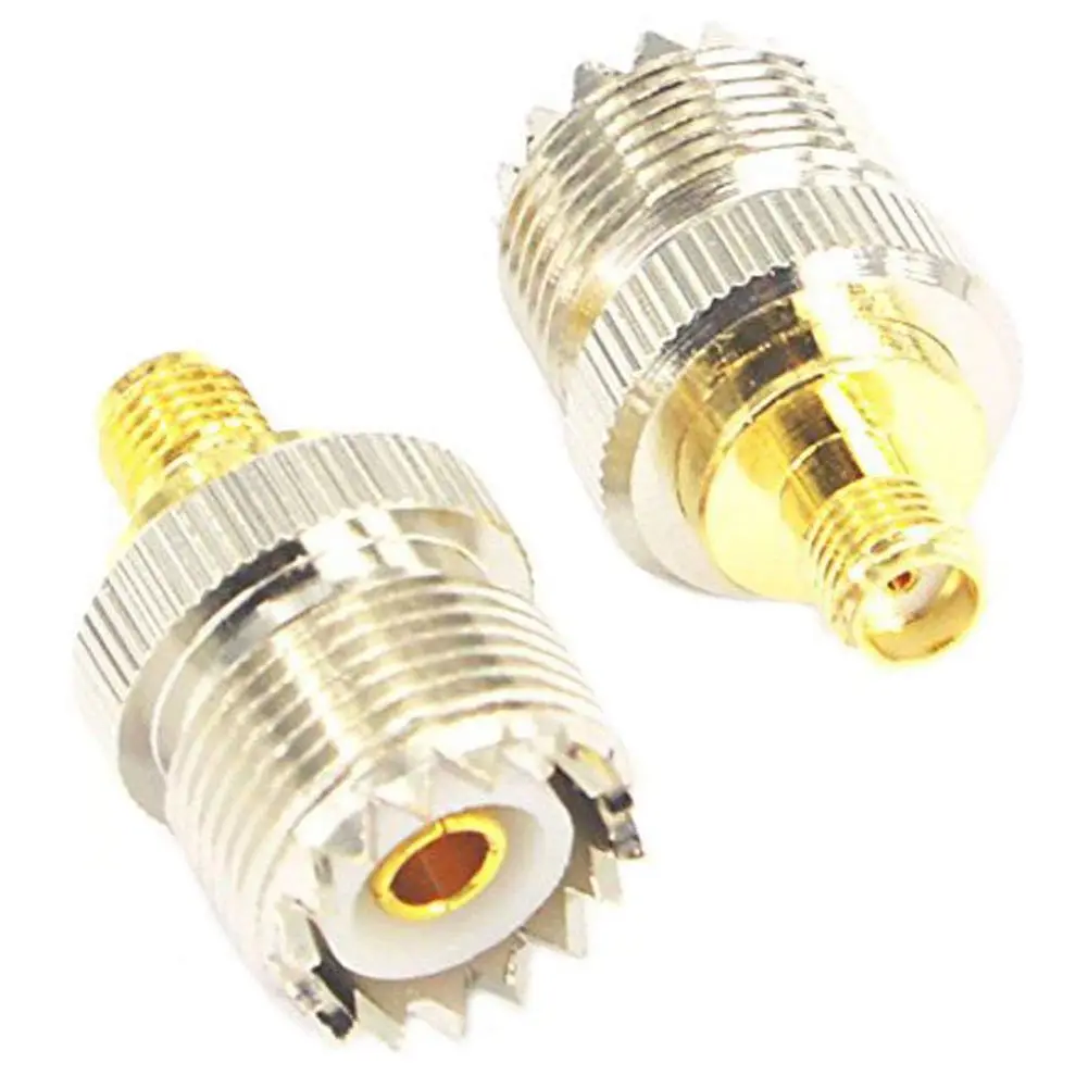 RF коаксиальный адаптер SMA female к SO239 female UHF гнездо SO-239 антенный Кабельный разъем комплект из 2 шт.
RF коаксиальный адаптер SMA female к SO239 female UHF гнездо SO-239 антенный Кабельный разъем комплект из 2 шт.
