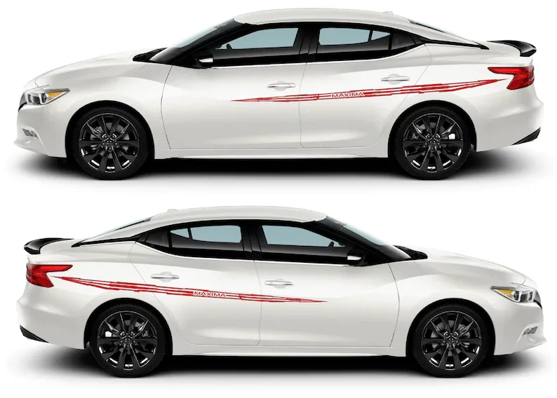 2x body decals side stripe sticker logo graphics vinyl high quality Sport Design Compatible with Nissan Maxima
2x body decals side stripe sticker logo graphics vinyl high quality Sport Design Compatible with Nissan Maxima