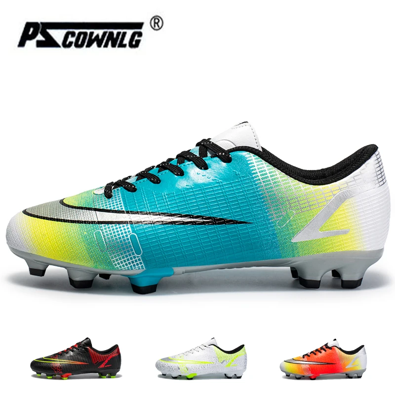 New Men Soccer Shoes Outdoor Non-Slip AG/TF Ankle Football Boots Breathable Ultralight Soccer Cleats Male Sneakers Size 33-45
New Men Soccer Shoes Outdoor Non-Slip AG/TF Ankle Football Boots Breathable Ultralight Soccer Cleats Male Sneakers Size 33-45
