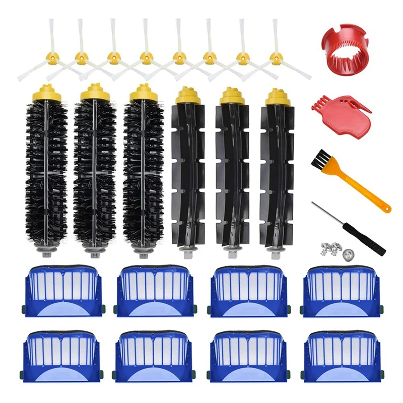 SANQ Replacement Accessories Kit For Irobot Roomba Vacuum Cleaner 600 Series 690 680 660 651 650 & 500 Series Vacuum Cleaner
SANQ Replacement Accessories Kit For Irobot Roomba Vacuum Cleaner 600 Series 690 680 660 651 650 & 500 Series Vacuum Cleaner
