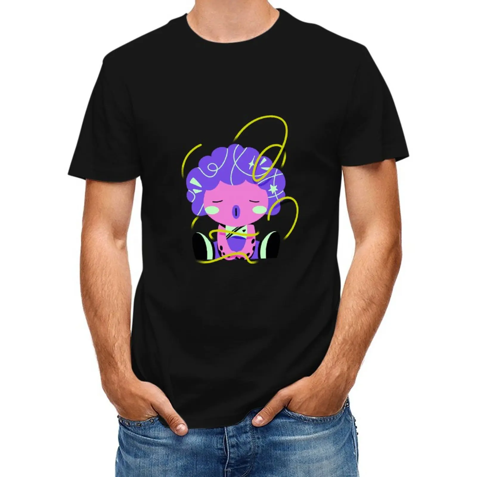 2023 New Summer Clothes Men's/Woman's Handsome Short Sleeve Cartoon Printed Short-sleeved Pure Cotton T-shirt
2023 New Summer Clothes Men's/Woman's Handsome Short Sleeve Cartoon Printed Short-sleeved Pure Cotton T-shirt