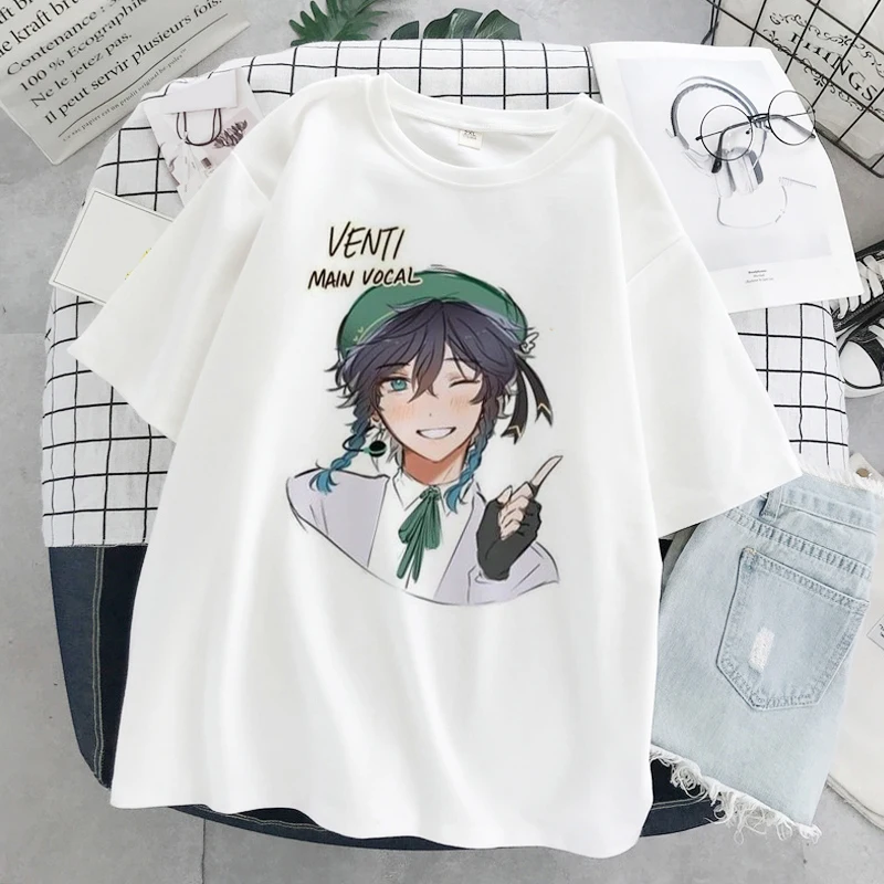Women T-shirts Clothing Print Genshin Impact Graphic T Shirts Summer Gothic Harajuku Korean Female T Shirt Short Sleeve Tees
Women T-shirts Clothing Print Genshin Impact Graphic T Shirts Summer Gothic Harajuku Korean Female T Shirt Short Sleeve Tees