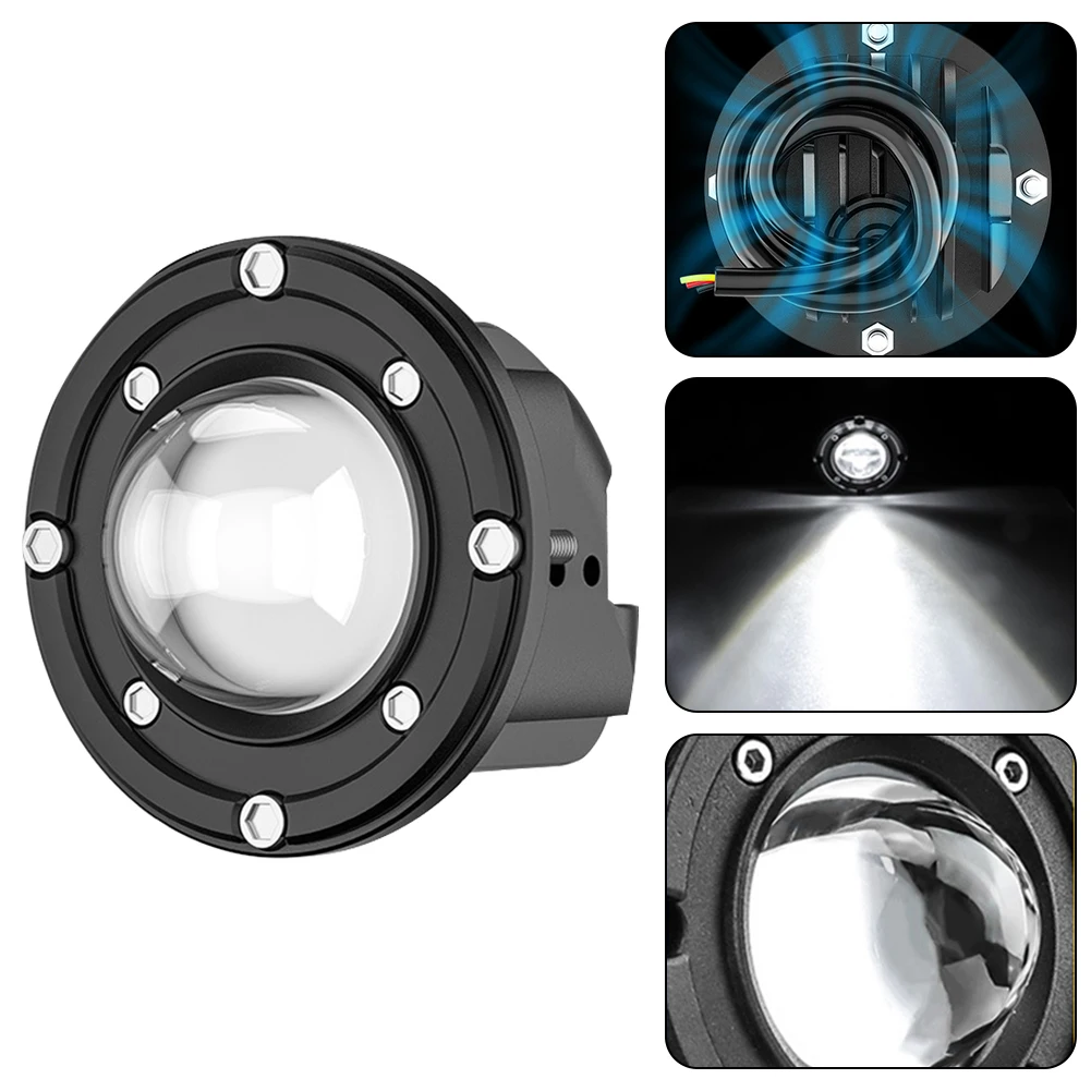 Car LED Work Light Embedded Universal Modified Two-Color Fog Light Car Motorcycle Off-road Vehicle Truck LED Spotlight Lamp
Car LED Work Light Embedded Universal Modified Two-Color Fog Light Car Motorcycle Off-road Vehicle Truck LED Spotlight Lamp