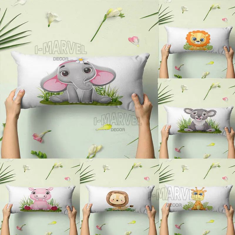 Pillowcase Nordic Zebra Hippo Giraffe Lion Kids Body Throw Pillow Back To School Cartoon Animal Bedroom Car Office Cushion Cover
Pillowcase Nordic Zebra Hippo Giraffe Lion Kids Body Throw Pillow Back To School Cartoon Animal Bedroom Car Office Cushion Cover