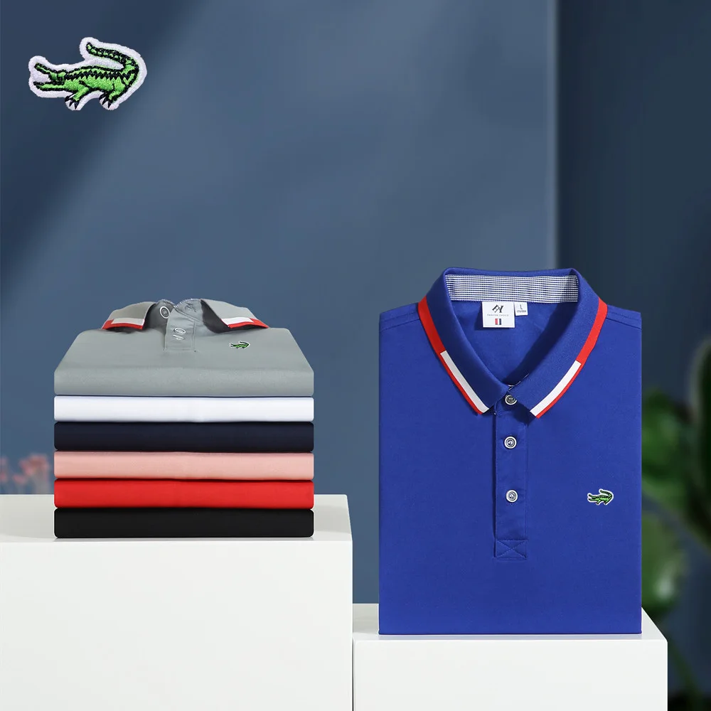 Embroidery CARTELO Men's Breathable Polo Shirt Spring Summer New Business Casual High Quality Brand Fashion Polo Shirt for Men
Embroidery CARTELO Men's Breathable Polo Shirt Spring Summer New Business Casual High Quality Brand Fashion Polo Shirt for Men