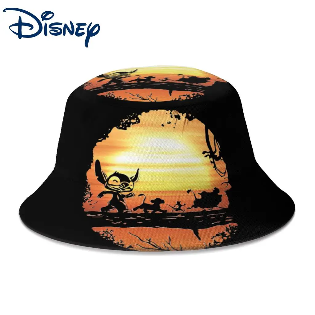 Unisex Ohana No Worries Stitch Lion King Bucket Hat Women Autumn Sunscreen Boonie Hat Disney Men Outdoor Travel Fisherman Hats
Unisex Ohana No Worries Stitch Lion King Bucket Hat Women Autumn Sunscreen Boonie Hat Disney Men Outdoor Travel Fisherman Hats
