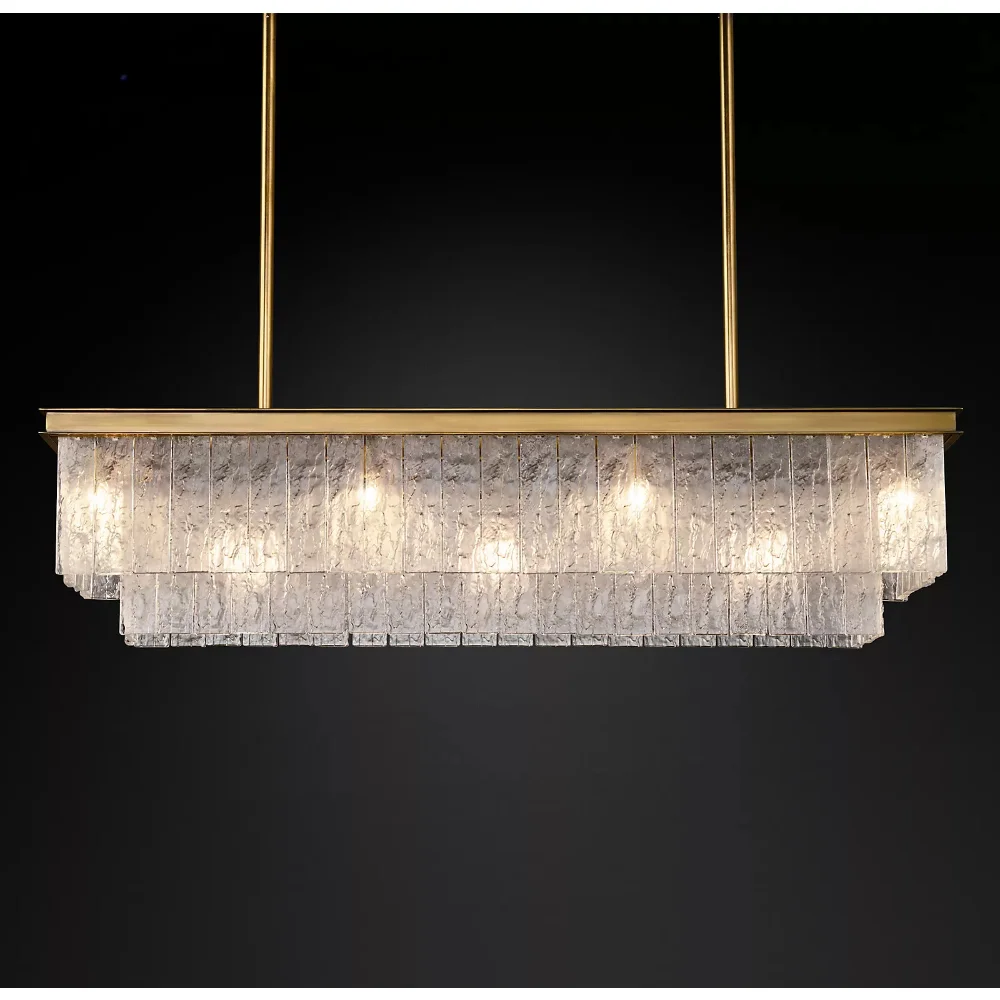 Chandeliers Light LED Glace Rectangular Modern Retro Glass Brass Chrome Hanging for Ceiling Living Room Dining Room Lustre Lamps
Chandeliers Light LED Glace Rectangular Modern Retro Glass Brass Chrome Hanging for Ceiling Living Room Dining Room Lustre Lamps