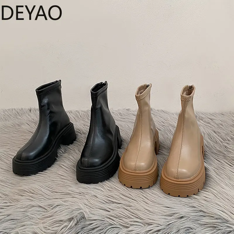 Winter Boots For Women Square Toe Shoes Ladies Fashion Back Zippers Platform Thick Sole Short Boots 2022 Ladies Ankle Booties
Winter Boots For Women Square Toe Shoes Ladies Fashion Back Zippers Platform Thick Sole Short Boots 2022 Ladies Ankle Booties