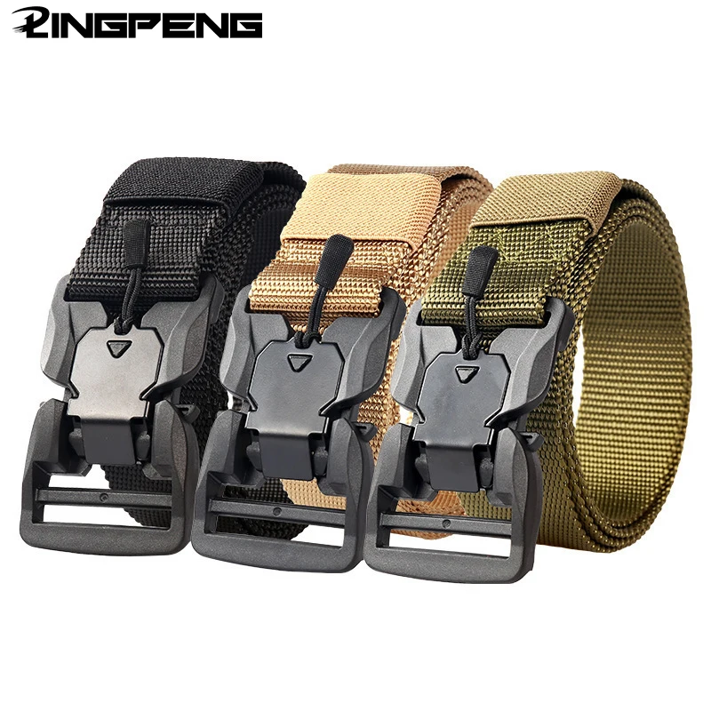 Tactical Belt, Military Hiking Rigging Nylon Mesh Work Belt with Heavy Duty Quick Release Buckle
Tactical Belt, Military Hiking Rigging Nylon Mesh Work Belt with Heavy Duty Quick Release Buckle