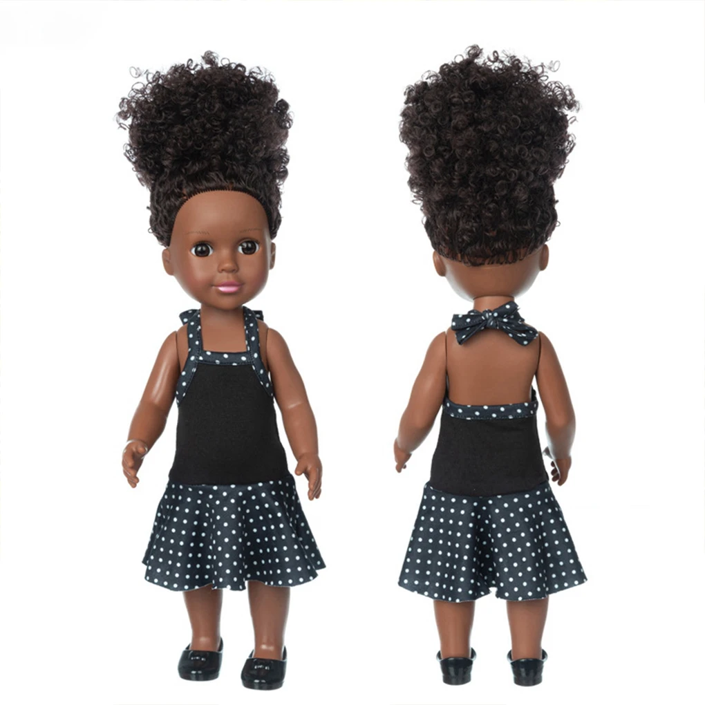 African Doll Toy Dressing Cosplay Decoration Standing Party Holiday Decorative Ornament Kids Gift Black Dots Dress
African Doll Toy Dressing Cosplay Decoration Standing Party Holiday Decorative Ornament Kids Gift Black Dots Dress
